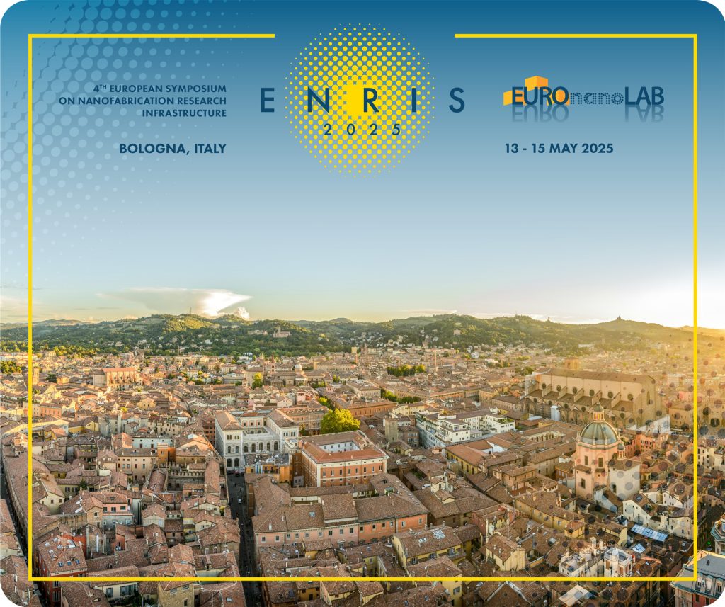 Bologna, Italy from above with information about ENRIS 2025: 13-15 May 2025